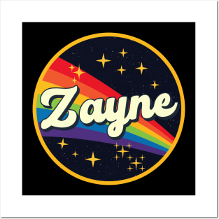 Zayne // Rainbow In Space Vintage Style Posters and Art